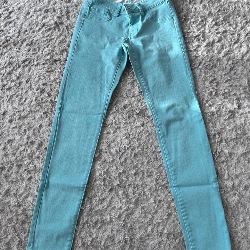 CAbi Women's Skinny Jeans in Light Blue